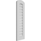 Ekena Millwork Arch Top Surface Mount PVC Gable Vent: Non-Functional, w/ 3-1/2"W x 1"P Standard Frame, 12"W x 38"H GVPAR12X3801SN - alternate 5